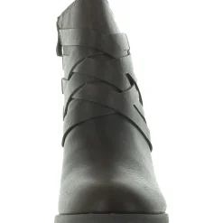 007104 Block Heel Ankle Boots