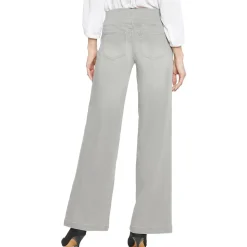 ` Pull On High Rise Wide Leg Jeans