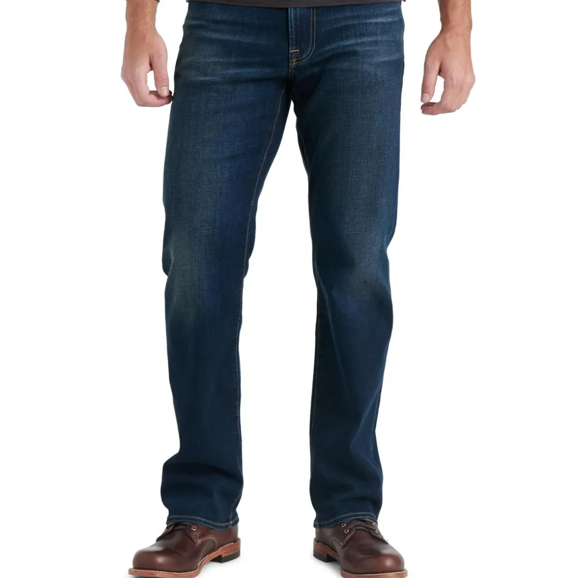 181 Tencel Dark Wash Straight Leg Jeans
