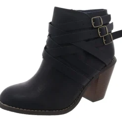 006874 Zipper Ankle Boots