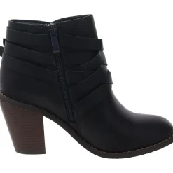 006874 Zipper Ankle Boots