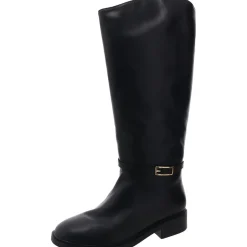 A1334600060001 Wide Calf Leather Mid-Calf Boots
