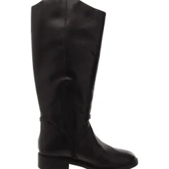 A1334600060001 Wide Calf Leather Mid-Calf Boots