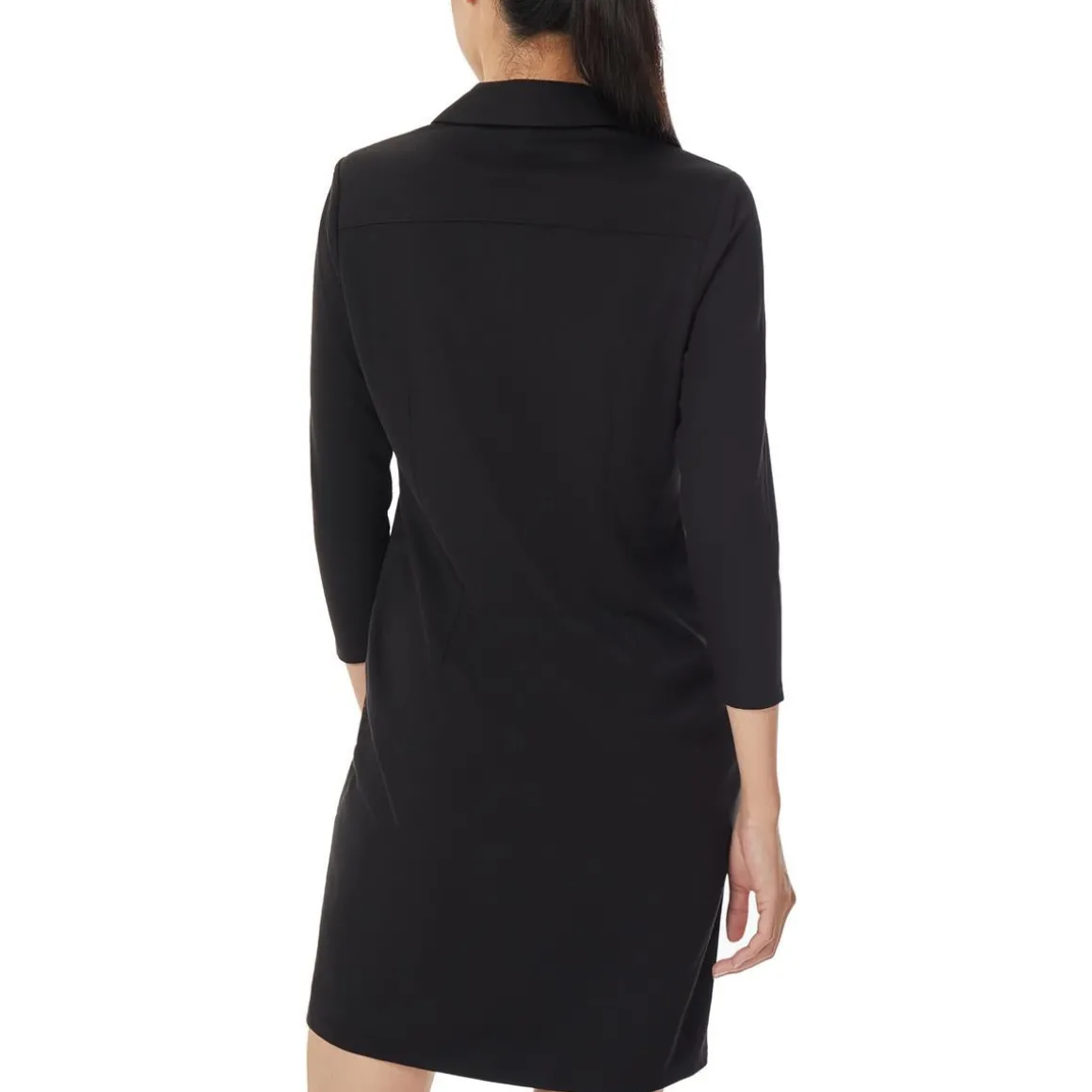 Above Knee 3/4 Sleeve Shirtdress