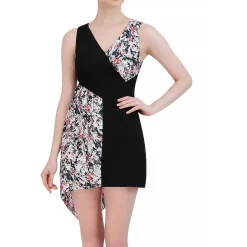 Above Knee Asymmetric Shift Dress