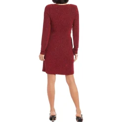 Above Knee Front Twist Mini Dress