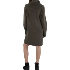 Above Knee Ribbed Sweaterdress