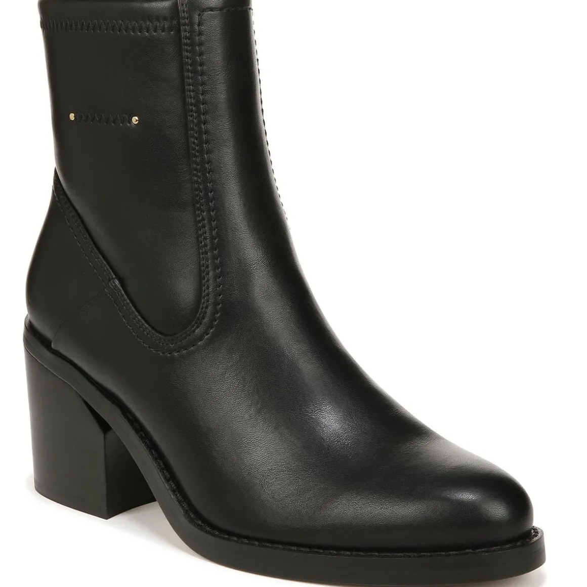 Abril Faux Leather Short Mid-Calf Boots