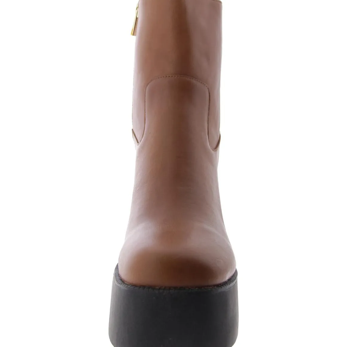 Acacia Leather Block Heel Ankle Boots