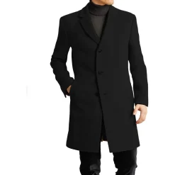 Addison Solid Wool Overcoat