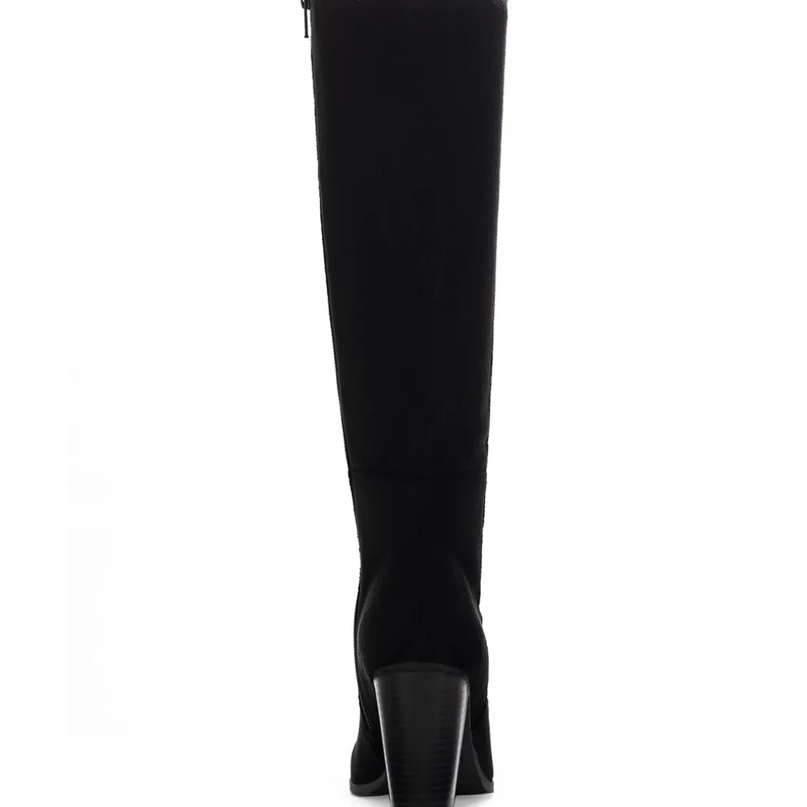 Addyy Faux Suede Block Heel Knee-High Boots