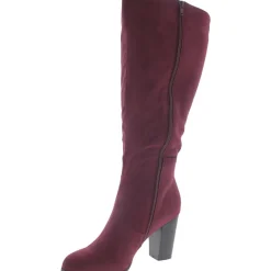 Addyy Faux Suede Wide Calf Knee-High Boots