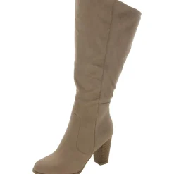 Addyy Faux Suede Wide Calf Knee-High Boots