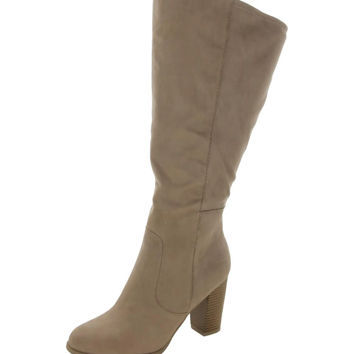 Addyy Faux Suede Wide Calf Knee-High Boots