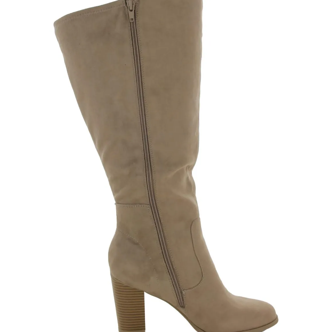 Addyy Faux Suede Wide Calf Knee-High Boots