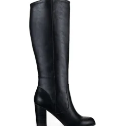 Addyypwc Faux Leather Wide Calf Knee-High Boots