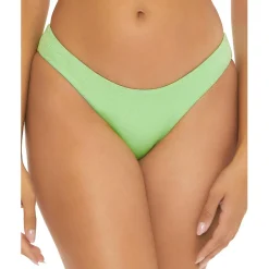 Adela Shirred Metallic Swim Bottom Separates