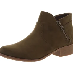 Adelinee Padded Insole Almond Toe Ankle Boots