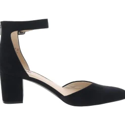 Admire Buckle Faux Suede Ankle Strap