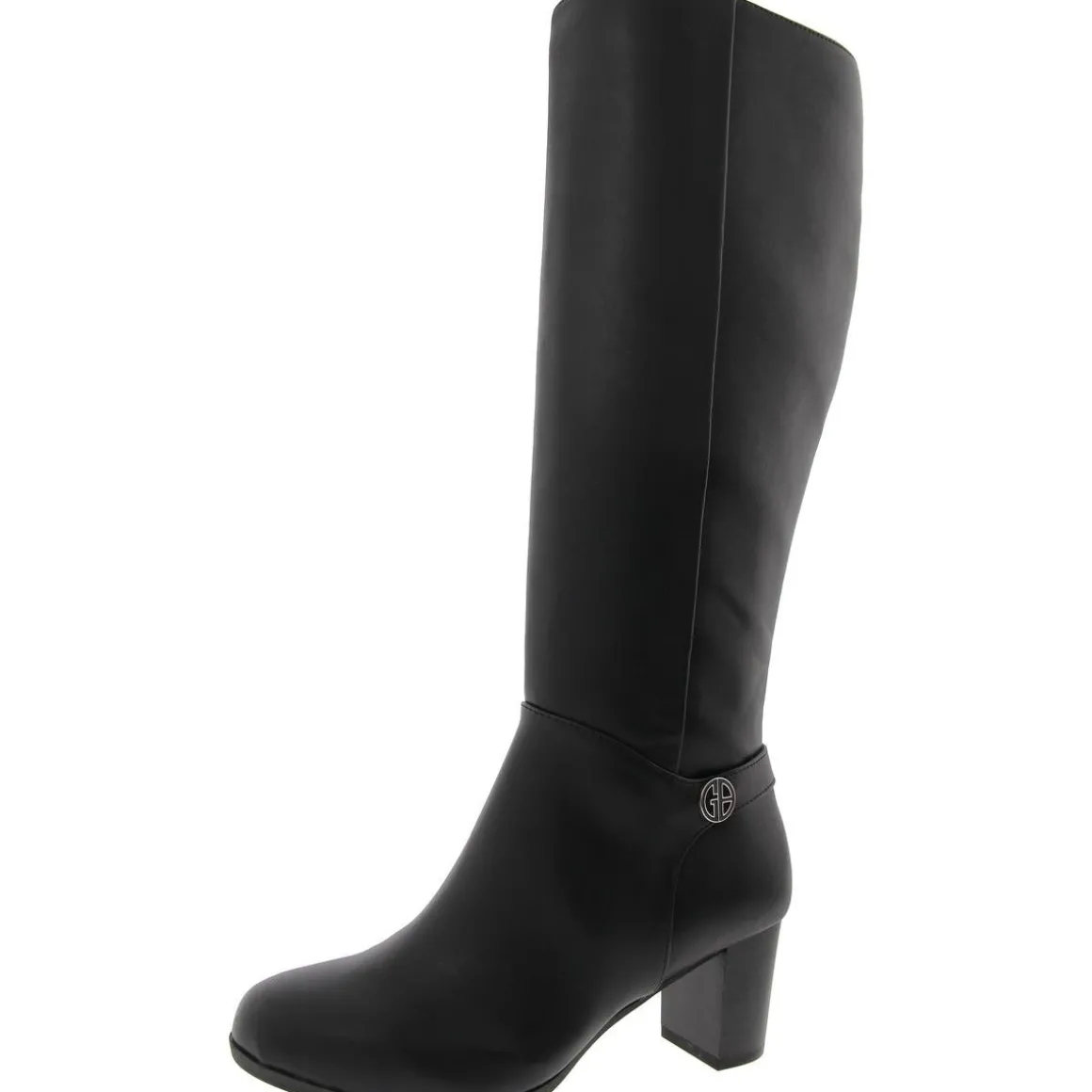 Adonnys Zippered Round Toe Knee-High Boots
