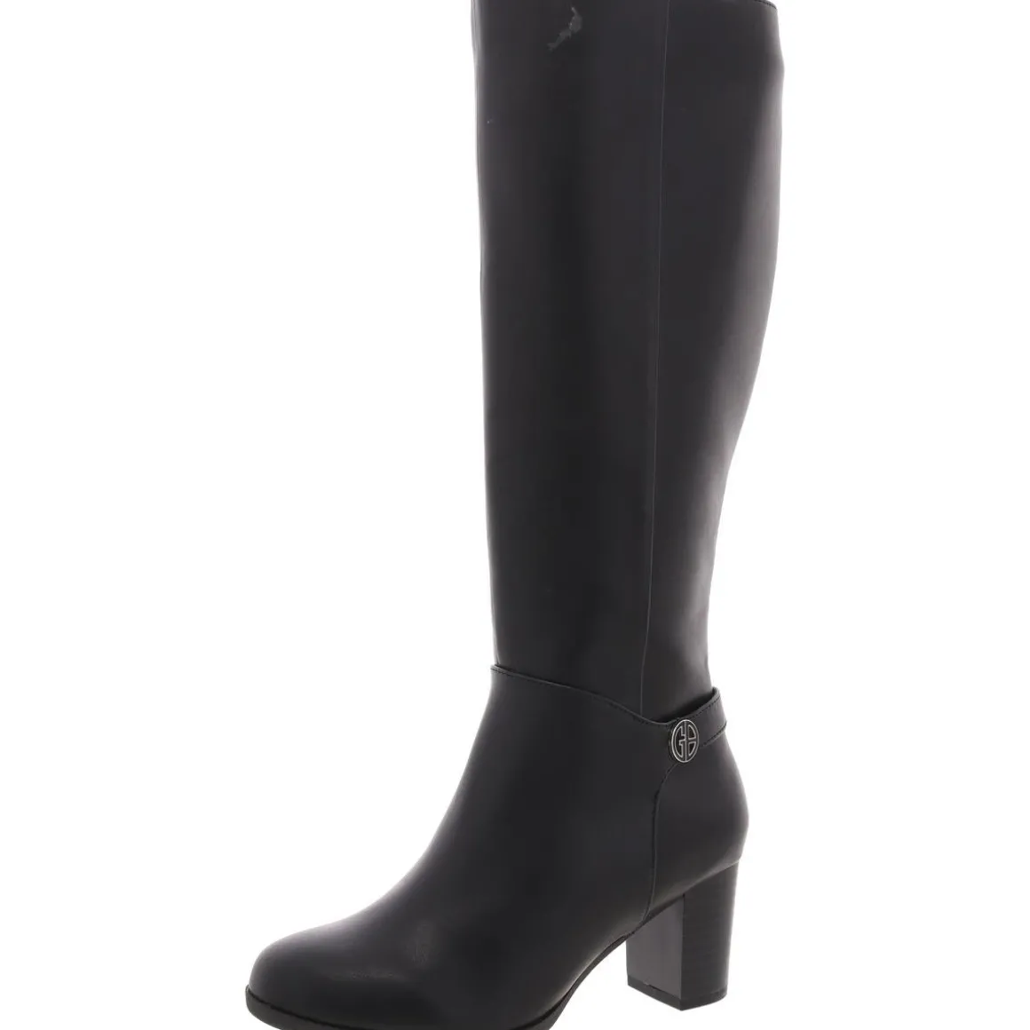 Adonnys Zippered Round Toe Knee-High Boots