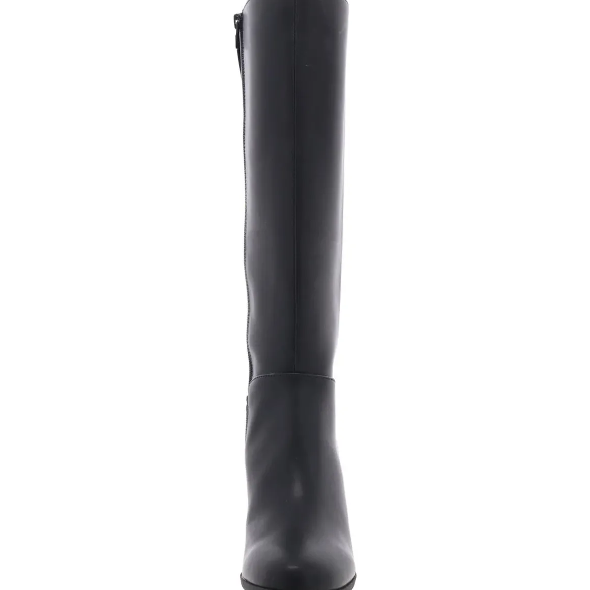 Adonnys Zippered Round Toe Knee-High Boots