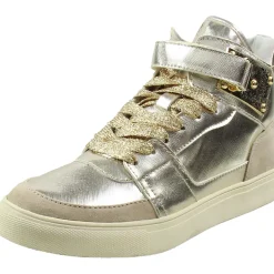 Adorree Faux Leather Fashion Sneakers