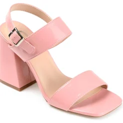 Adras Ankle Square Open Toe Ankle Strap