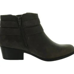 Adreena Show Leather Embellished Ankle Boots