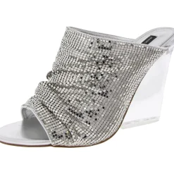 Adrienne Open Toe Slip On Wedge Sandals