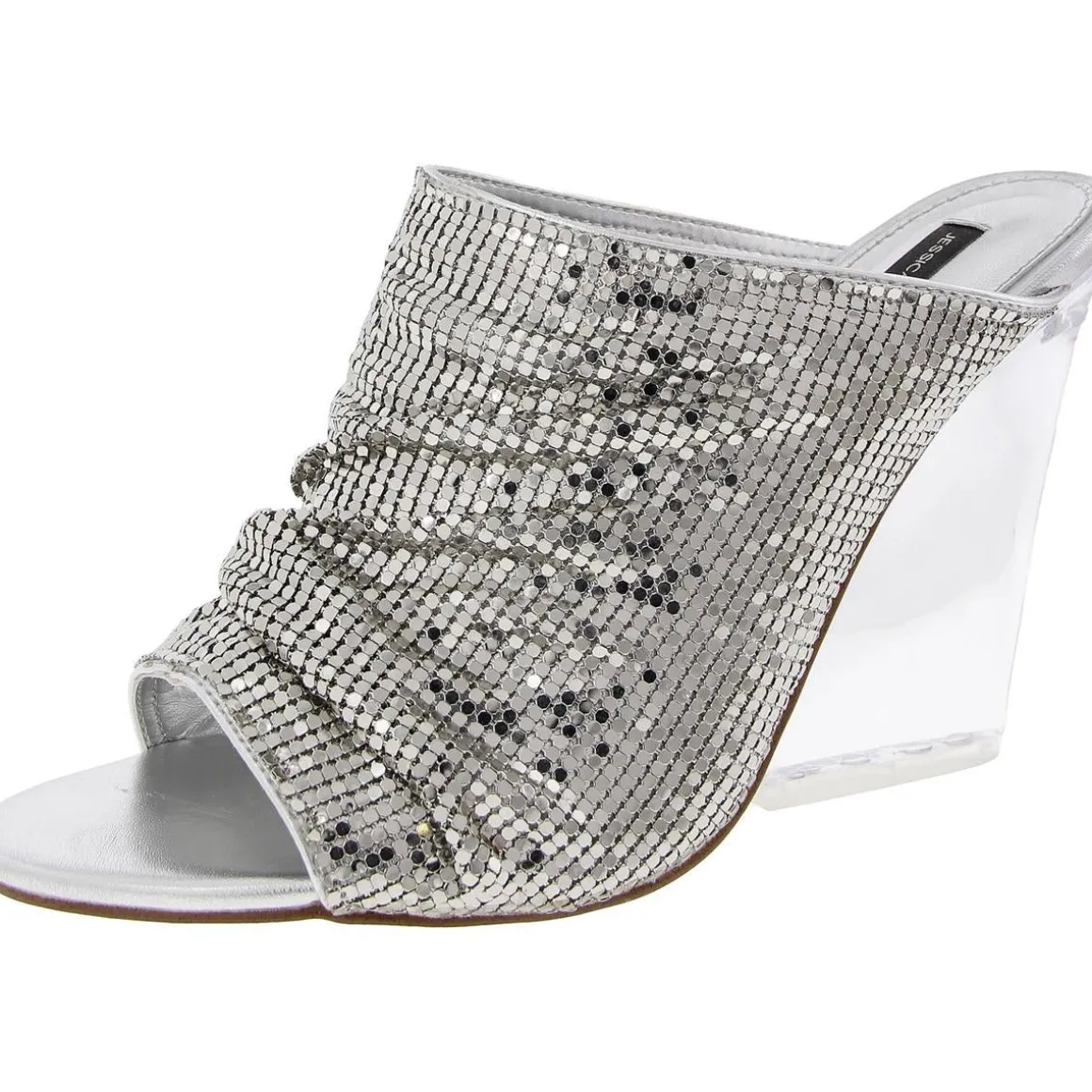 Adrienne Open Toe Slip On Wedge Sandals