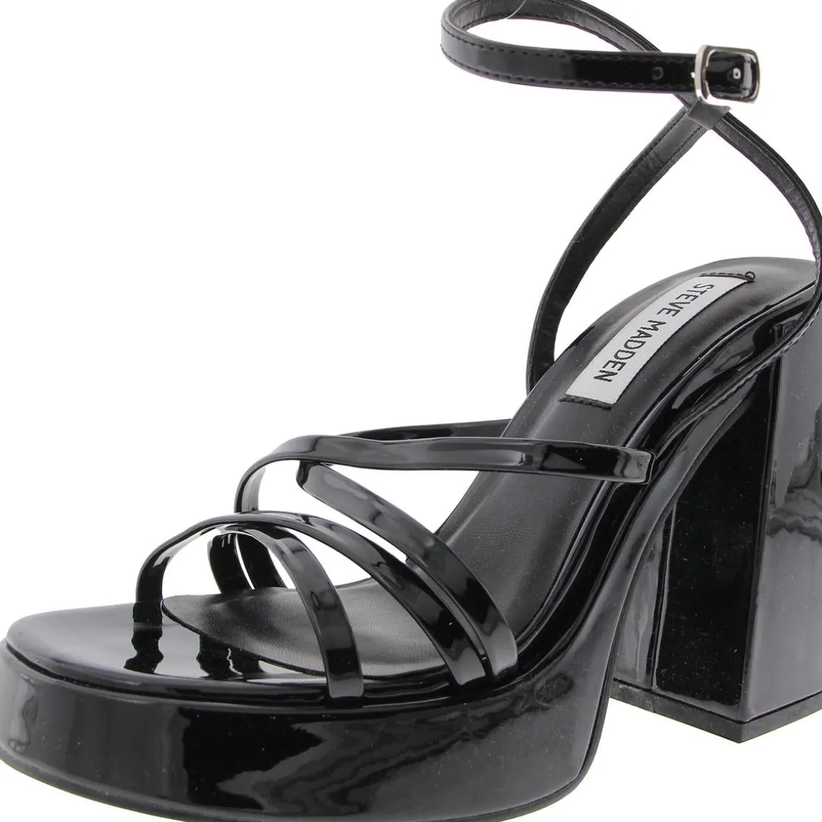 Affection Strappy Patent Platform Sandals