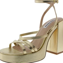 Affection Strappy Patent Platform Sandals