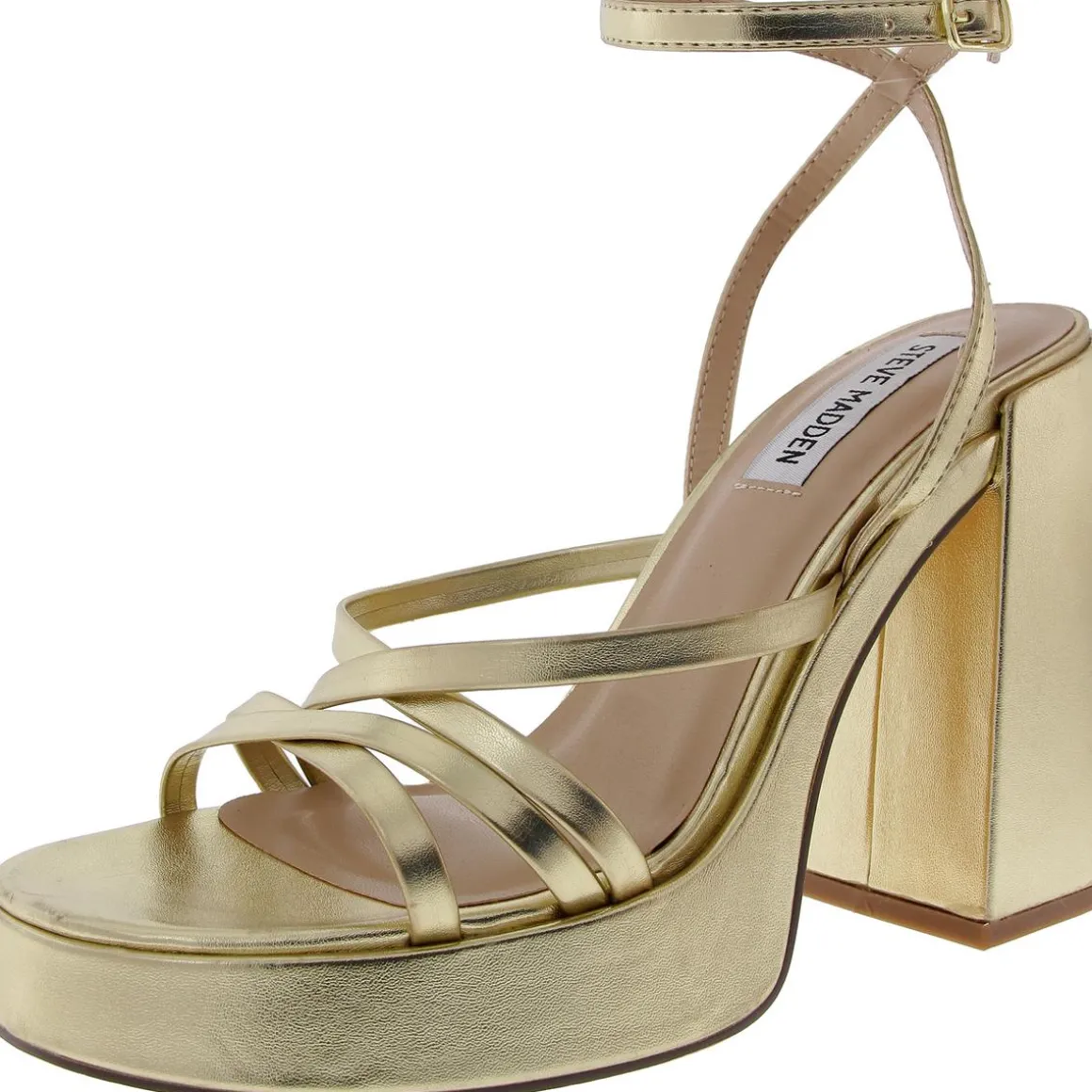 Affection Strappy Patent Platform Sandals