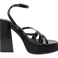 Affection Strappy Patent Platform Sandals