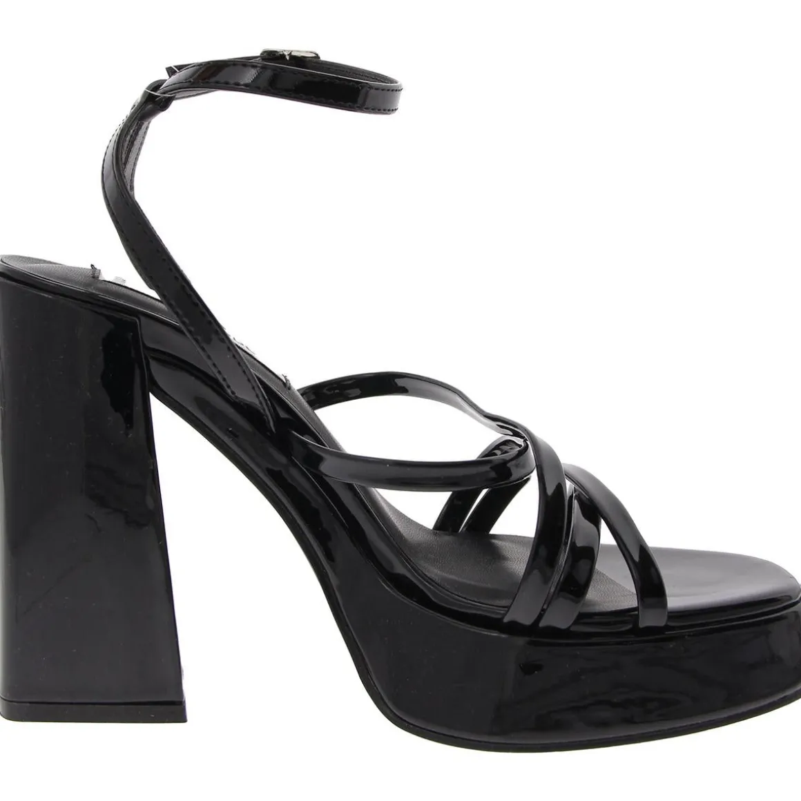 Affection Strappy Patent Platform Sandals