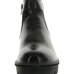 AIRABELL STYLE Faux Leather Wedge Ankle Boots