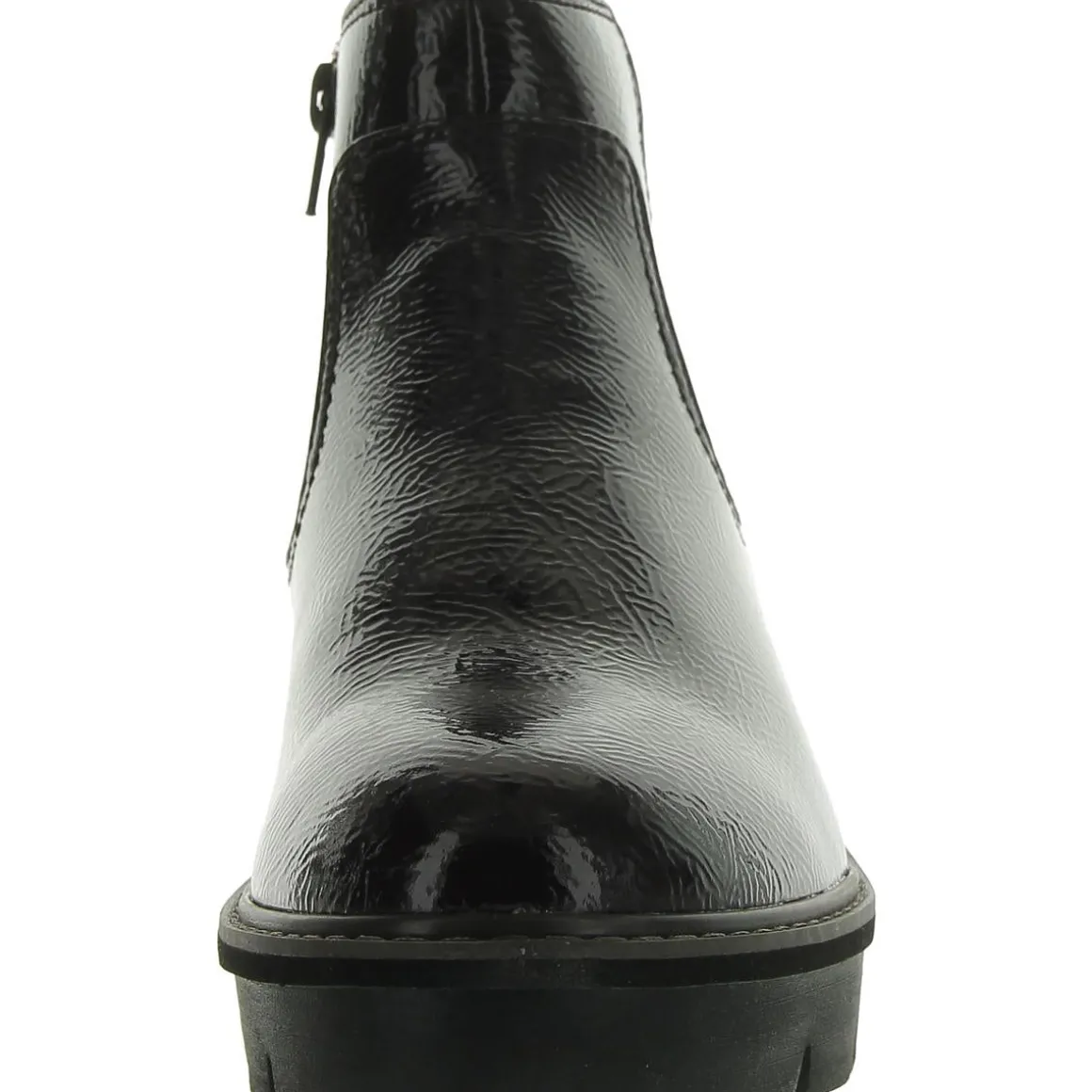 AIRABELL STYLE Faux Leather Wedge Ankle Boots