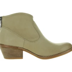 Aisley Leather Stacked Ankle Boots