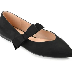 Aizlynn Faux Suede Bow Mary Janes
