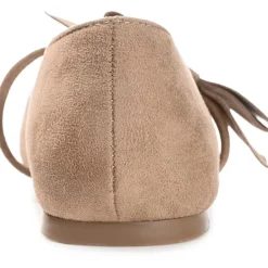 Aizlynn Faux Suede Bow Mary Janes