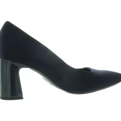 akBARTOW Solid Textured Block Heels