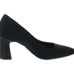 akBARTOW Solid Textured Block Heels