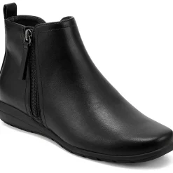 Aleena 3 Faux Leather Ankle Booties