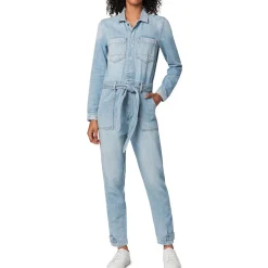 Alexa Denim Straight Leg Jumpsuit
