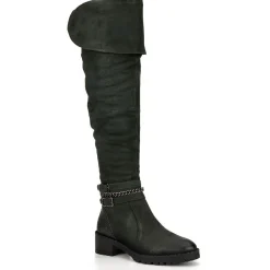 Alice Pull On Zipper Over-The-Knee Boots