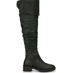 Alice Pull On Zipper Over-The-Knee Boots