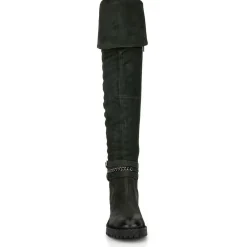 Alice Pull On Zipper Over-The-Knee Boots