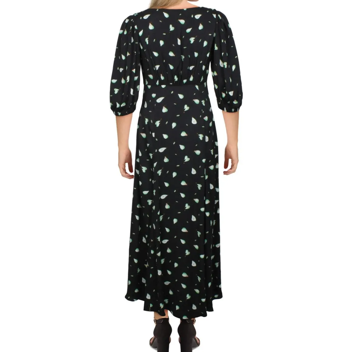 Alice Pear Print Maxi Shirtdress