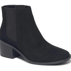 Alicia Suede Pull On Ankle Boots
